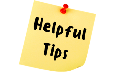 helpful tips