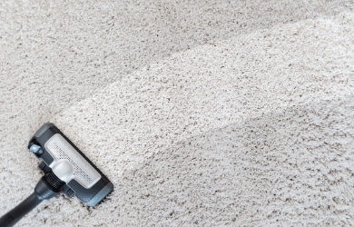 vacuum cleaner on carpet