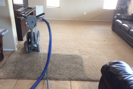 Awesome carpet cleaning before & after