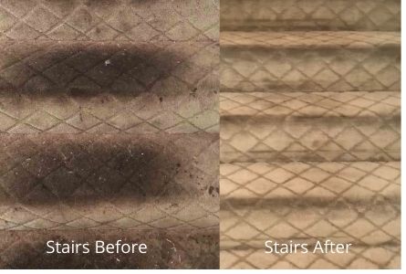 Stairs Before&After Amazing Care Chem-Dry