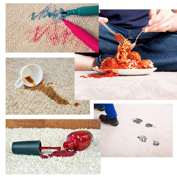 Specialty Stain Removal by Chem-Dry for even the toughest stains like wine, coffee and oil