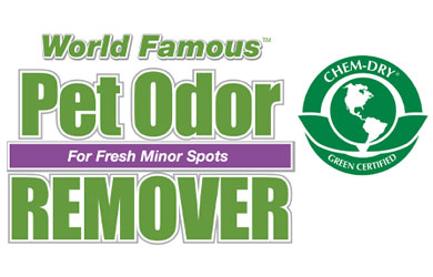 Buy World Famous Pet Odor Remover from your Chem-Dry representative