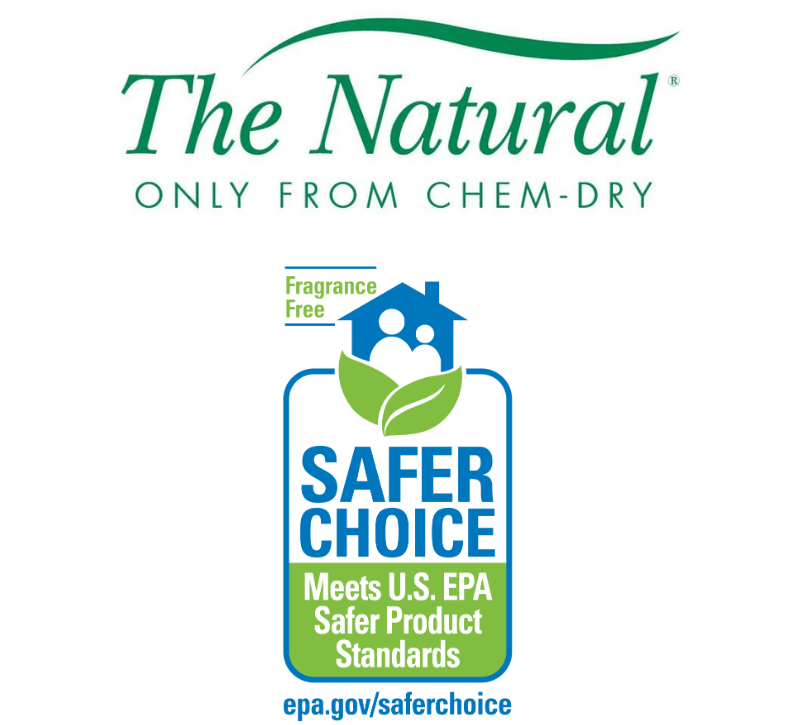 The Natural logo above the EPA Safer Choice emblem