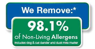 We remove non-living allergens