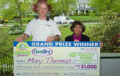 2013 Spring Chem-Dry contest winner announced