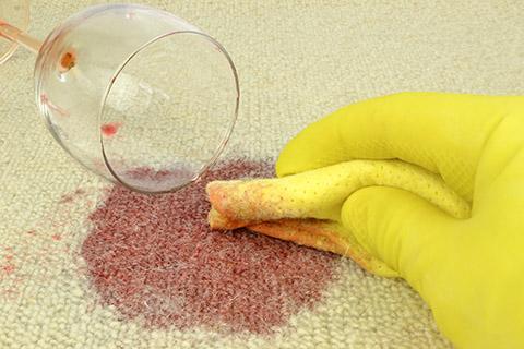 How to clean wine stains